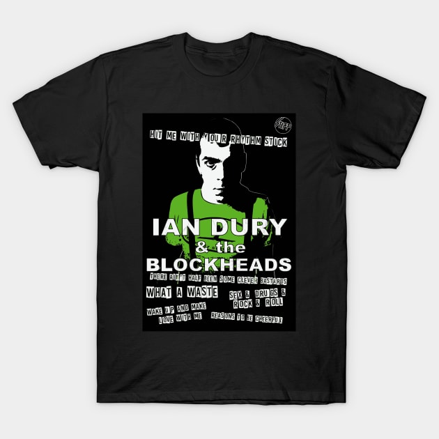 Ian Dury - Hit Me. T-Shirt by OriginalDarkPoetry